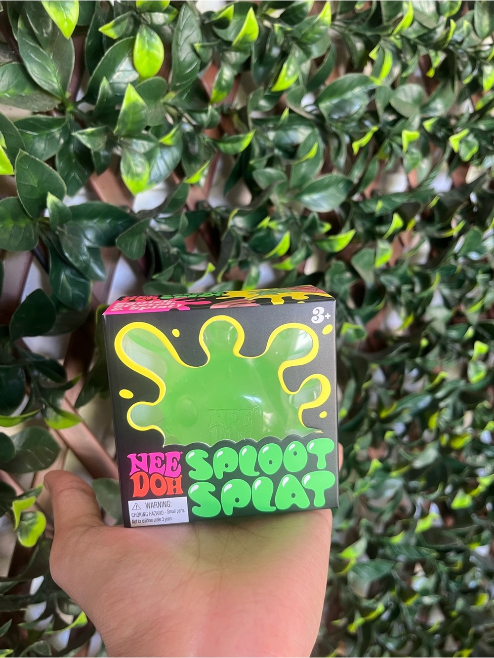 NEE DOH Sploot Splat Green Collectible Toy